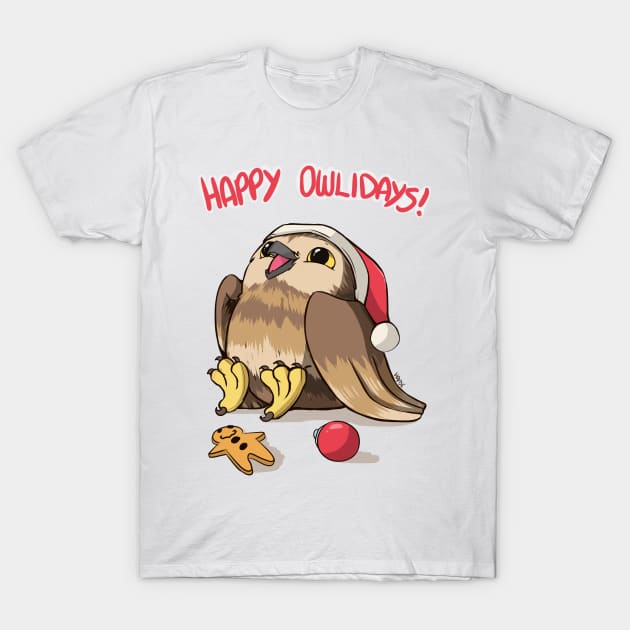 Happy Owlidays! T-Shirt by Hayde